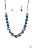 Interstellar Influencer - Blue Paparazzi Necklaces