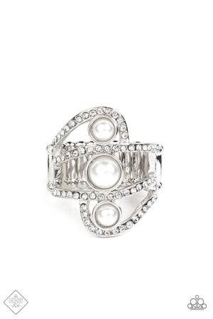 Color Me Envious - White Paparazzi Fashion Fix Ring