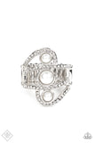 Color Me Envious - White Paparazzi Fashion Fix Ring