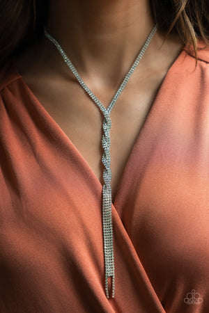 Impressively Icy - White  Paparazzi LOP Necklace