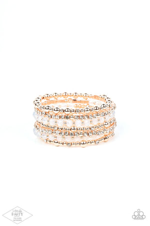 ICE Knowing You - Rose Gold Paparazzi  Bracelet