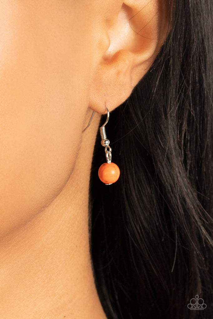 Hidden Dune - Orange Paparazzi Necklace