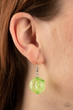 Island Ice - Green Paparazzi Icy Bead Necklace