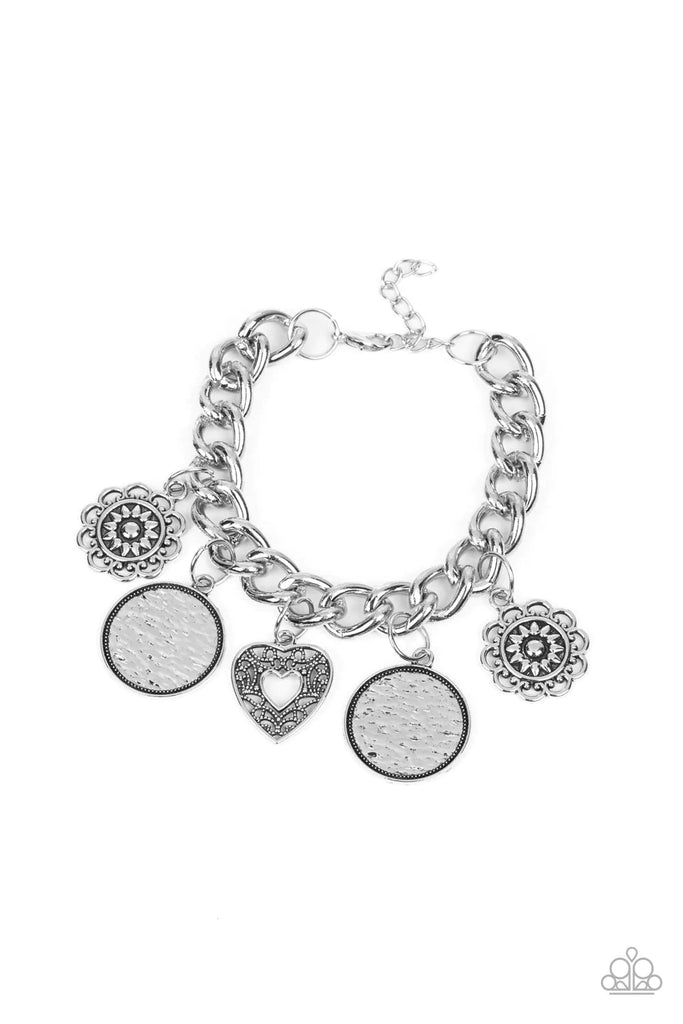 Complete CHARM-ony - Silver Paparazzi  Bracelet