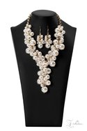 Flawless ~ 2022 ~ Paparazzi Zi Collection Imperfect Iridescence White Pearls Necklace