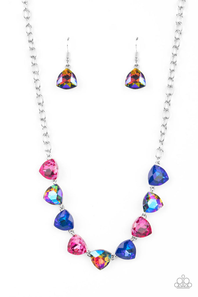 Dreamy Drama - Blue Paparazzi Necklace
