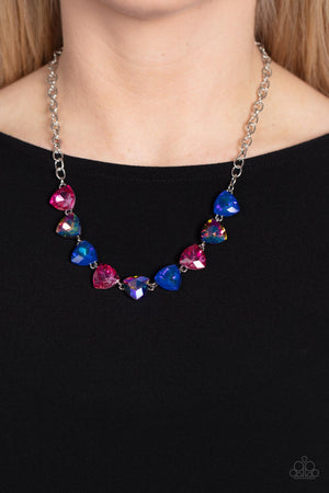 Dreamy Drama - Blue Paparazzi Necklace