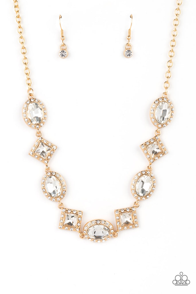Diamond of the Season - Gold Paparazzi Necklace