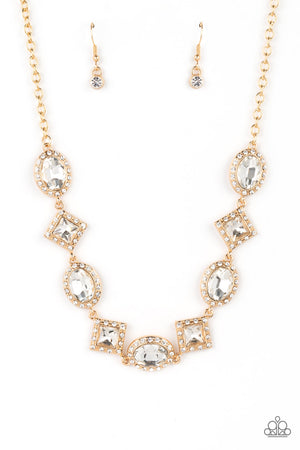 Diamond of the Season - Gold Paparazzi Necklace