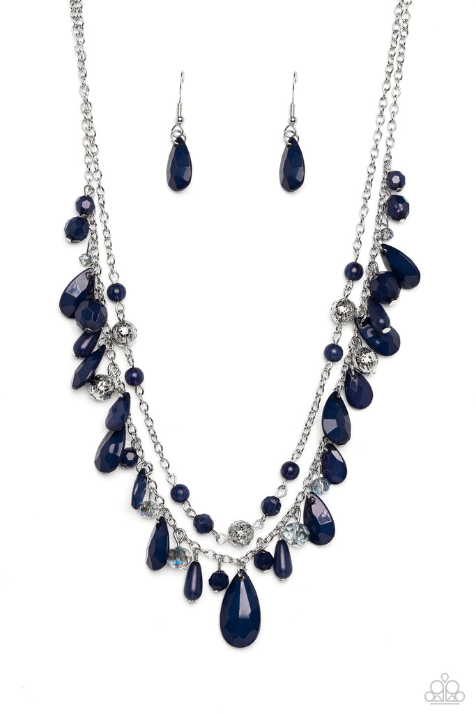 Flirty Flood - Blue Paparazzi Necklace