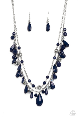 Flirty Flood - Blue Paparazzi Necklace