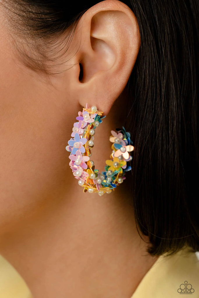 Fairy Fantasia - Multi Paparazzi Hoop Earrings