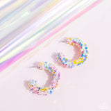 Fairy Fantasia - Multi Paparazzi Hoop Earrings