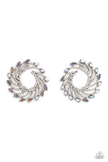 Firework Fanfare - Multi Paparazzi Large Earrings