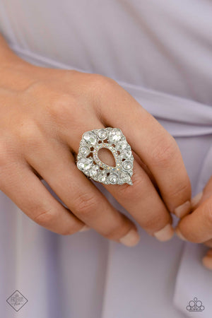 First Class Fairytale - White Paparazzi Ring