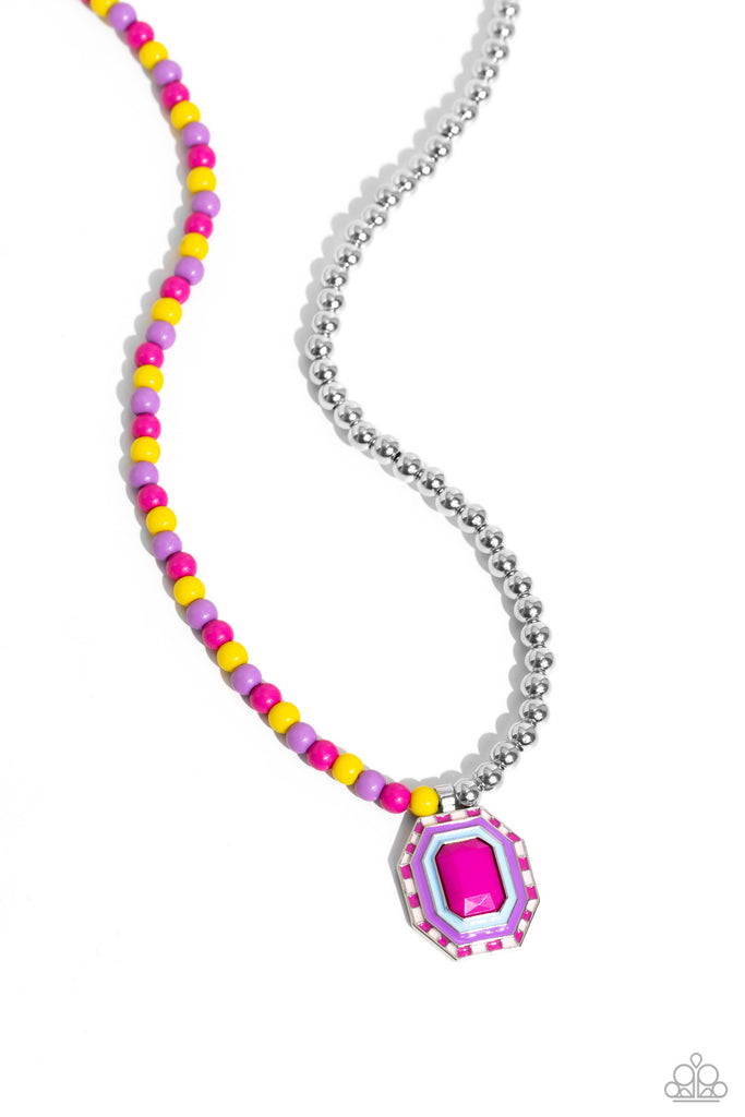 Contrasting Candy - Multi Paparazzi Necklace