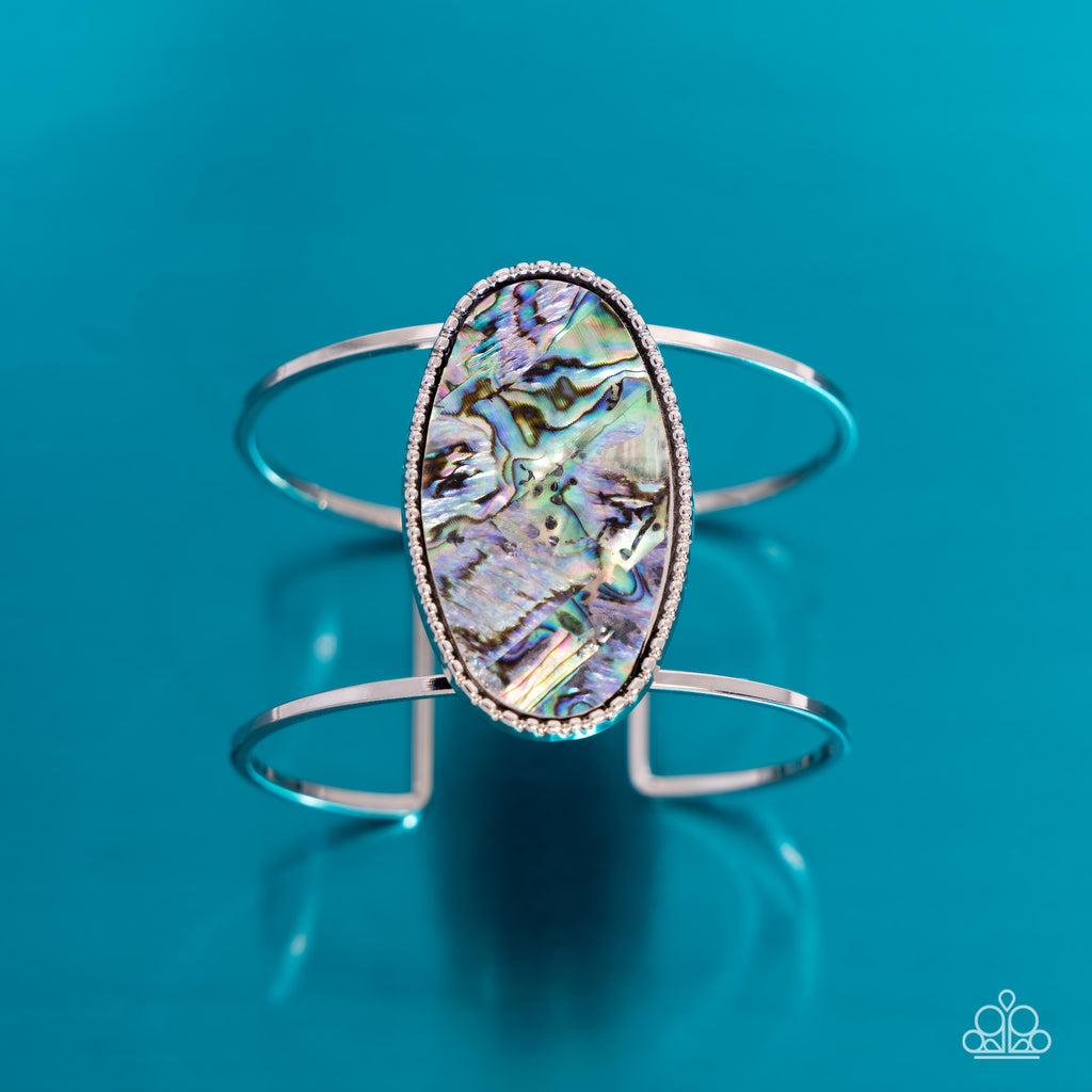 Enigmatic Energy - Blue Paparazzi Cuff Bracelet