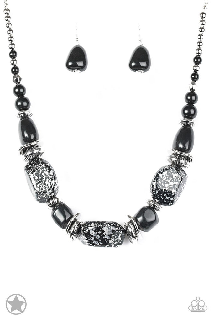 In Good Glazes Necklace Set-Peach