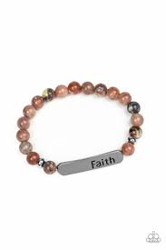Faith In All Things - Purple Paparazzi Accessories