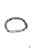 Faith In All Things - Purple Paparazzi Accessories