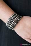Guitars and Glitter - Black Paparazzi   Bracelet