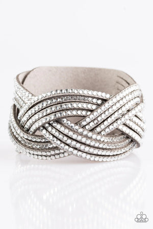 Big City Shimmer - Silver Paparazzi  Bracelet