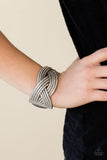 Big City Shimmer - Silver Paparazzi  Bracelet
