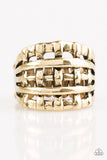Go To GRATE Lengths - Brass Paparazzi  Ring