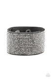 Glitter Gossip - Black Paparazzi  Bracelet