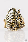 Perennial Paradise - Brass Paparazzi  Ring