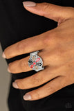 Summer Sandcastles - Orange Paparazzi   Ring