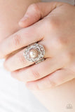 Pearl Princess - Brown Paparazzi  Ring