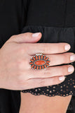 Cactus Cabana - Orange Paparazzi  Ring