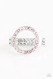 One-GLAM Band - Pink Paparazzi  Ring