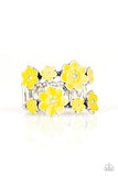 Floral Crowns - Yellow Paparazzi  Ring