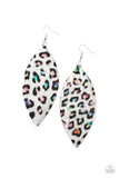 Once a CHEETAH, Always a CHEETAH - Multi Paparazzi  Earrings