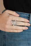 Dancing Diamonds - Pink Paparazzi  Ring