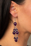 Superstar Social - Purple Paparazzi  Earrings