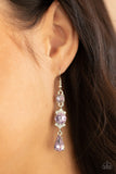 Outstanding Opulence - Purple Paparazzi  Earrings
