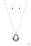 Glitz and Grind - Silver Paparazzi  Necklace