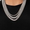 Tenacious - White  ~ 2023 Paparazzi Zi Collection Necklace