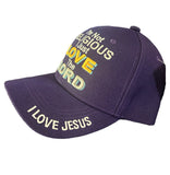 I'm Not Religious I Just Love The Lord Purple Cap
