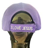 I'm Not Religious I Just Love The Lord Purple Cap