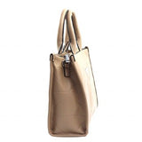 Khaki Handbag w/Matching Wallet Medium Size