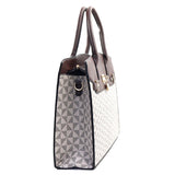 Luxie Collection - Peta Approved Vegan Geometric Handbag w/Matching Wallet