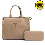 Orange Handbag w/Matching Wallet Medium Size