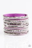 Wham Bam Glam - Purple  Paparazzi Wrap Bracelet
