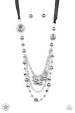 All The Trimmings - Black Paparazzi Blockbuster Long Necklace