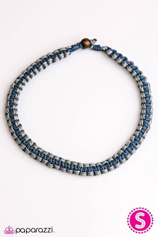 Go Tell It To The Mountain - Blue Paparazzi Necklace