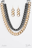 The KAREN  Paparazzi  2017 Zi Collection ~ Vintage  Multi Color Necklace